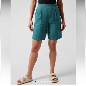 Athleta Playa Linen Bermuda Shorts